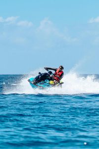 Man riding a Jet Ski on the water - Jet Ski and PWC insurance